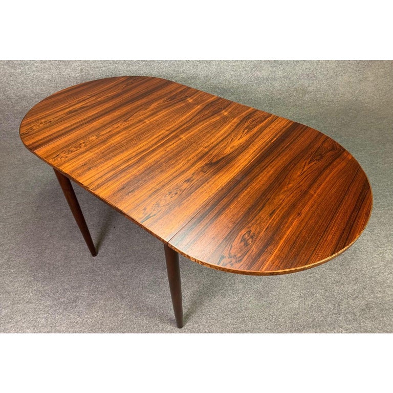 Vintage Danish Mid-Century Modern Rosewood Drop Leaf ...