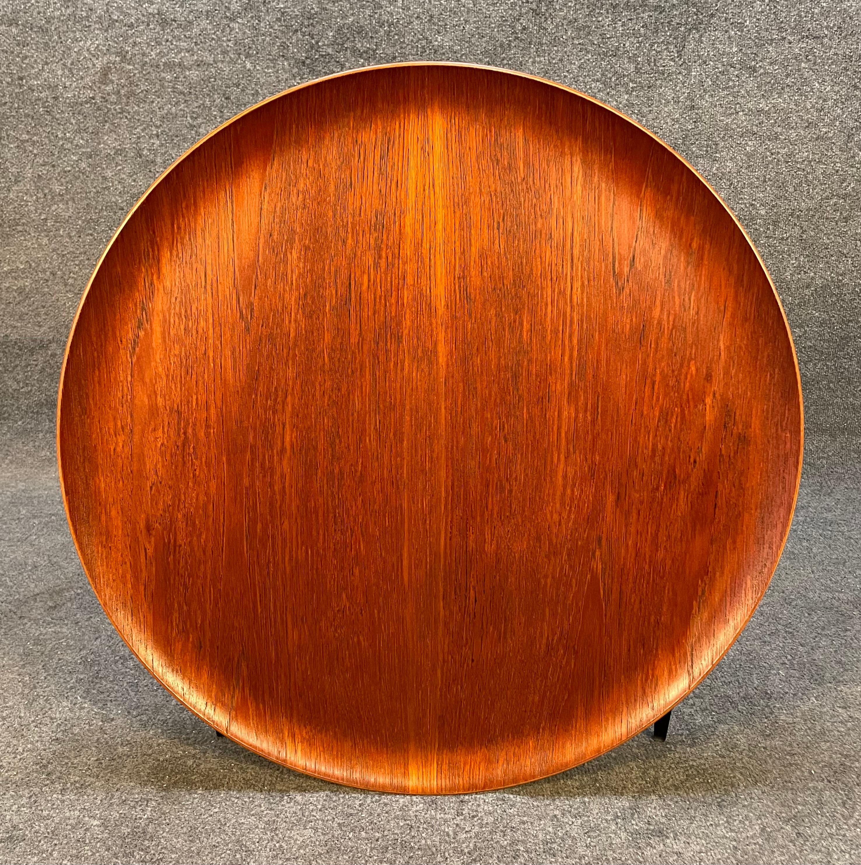 Scandinavian Modern Vintage Danish Mid-Century Modern Teak Side Table by Svend Åge Willumsen