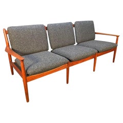 Vintage Danish Mid-Century Modern Teak Sofa by Svend Aage Eriksen