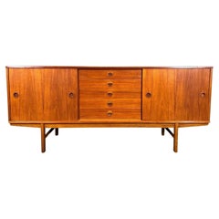 Vintage Danish Mid Century Modern Teak "Ulvö" Credenza von Yngve Ekström