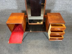 Vintage Danish Mid Century Modern Teak Vanity