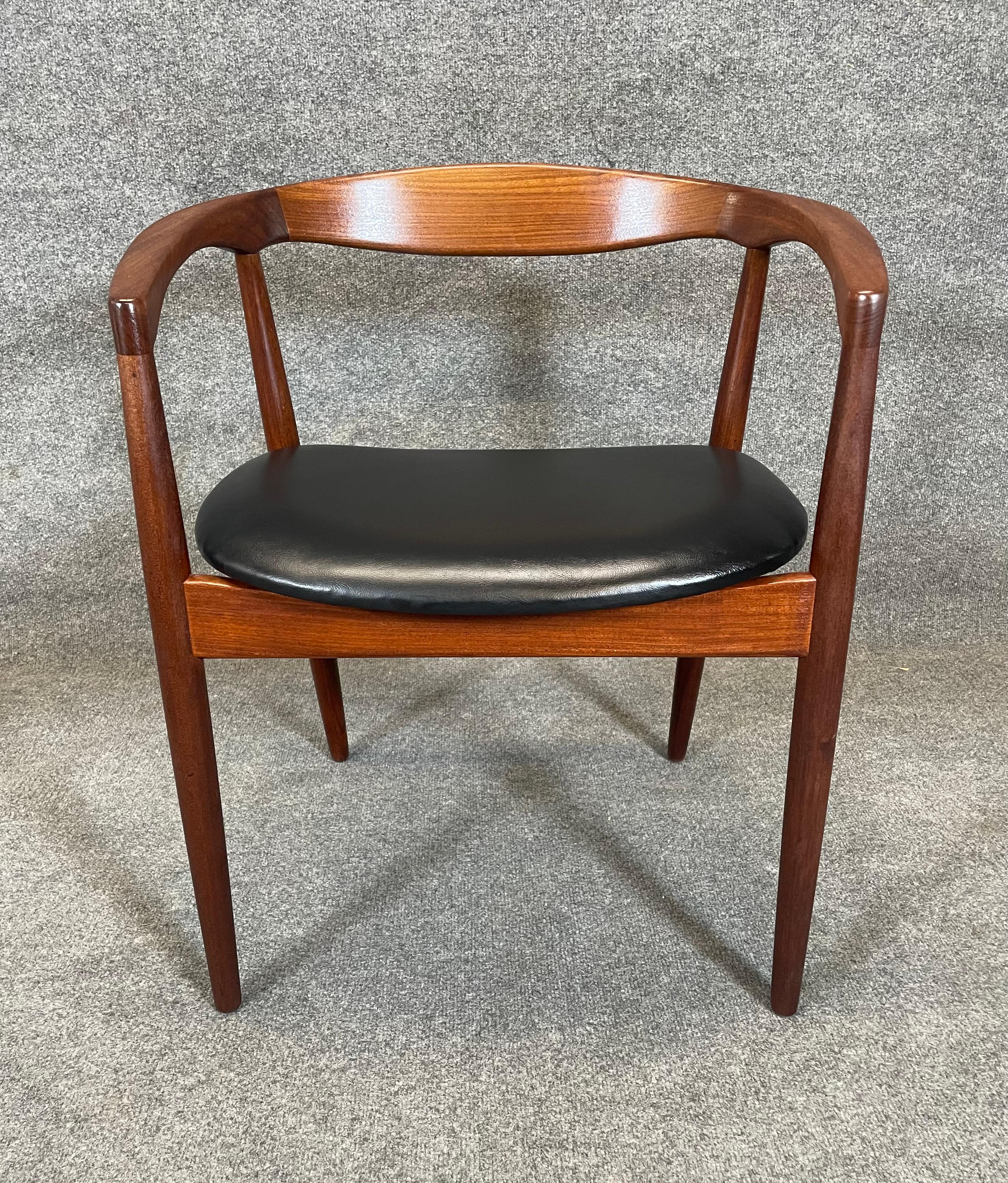 Milieu du XXe siècle Chaise d'appoint vintage danoise moderne du milieu du siècle Troja de Kai Kristiansen  en vente