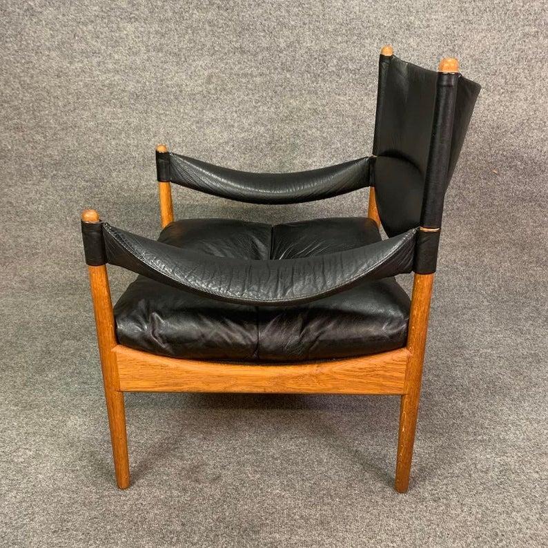 vintage danish leather chair