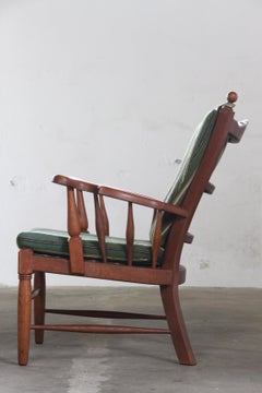 Vintage Danish Mid-Century Oak Armchair, attributed to Henning Kjærnulf 1960s