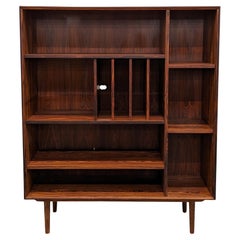 Vintage Danish Midcentury Rosewood Bookcase - 062327