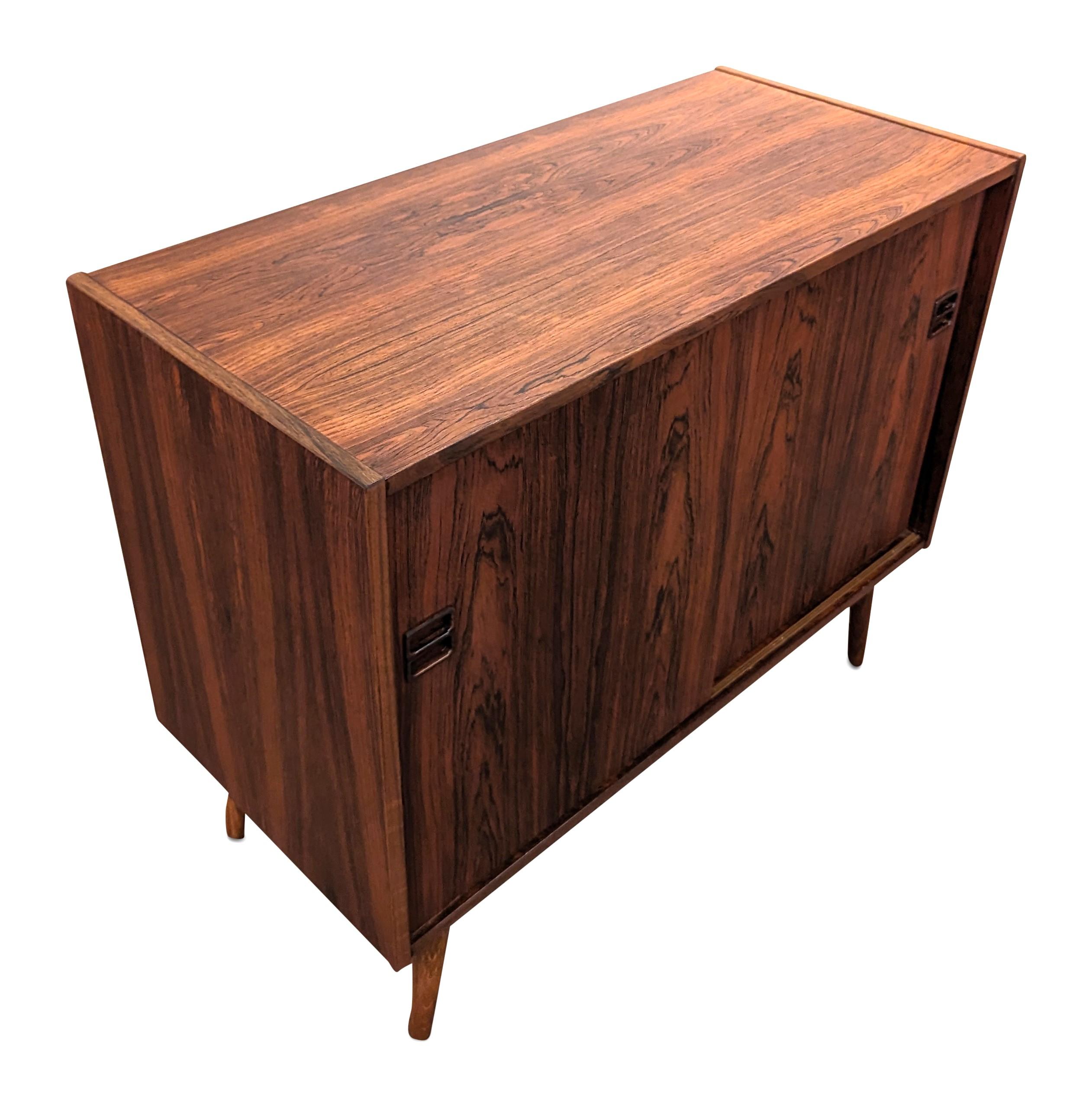 Scandinavian Modern Vintage Danish Mid Century Rosewood Cabinet - 0224116