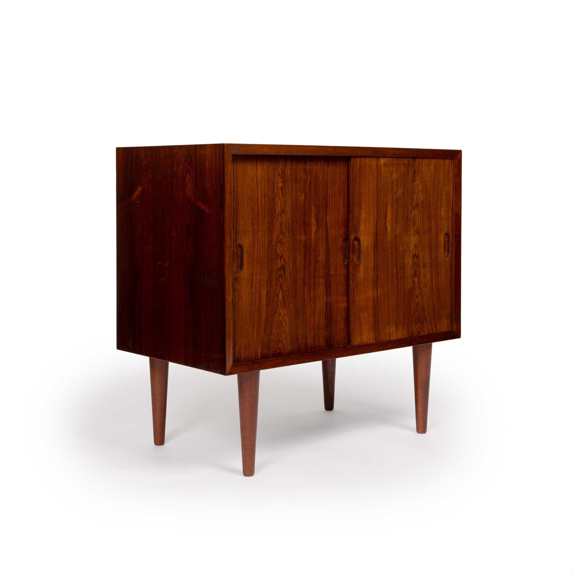 20th Century Vintage Danish Mid-Century Rosewood Chest 1970s For Sale