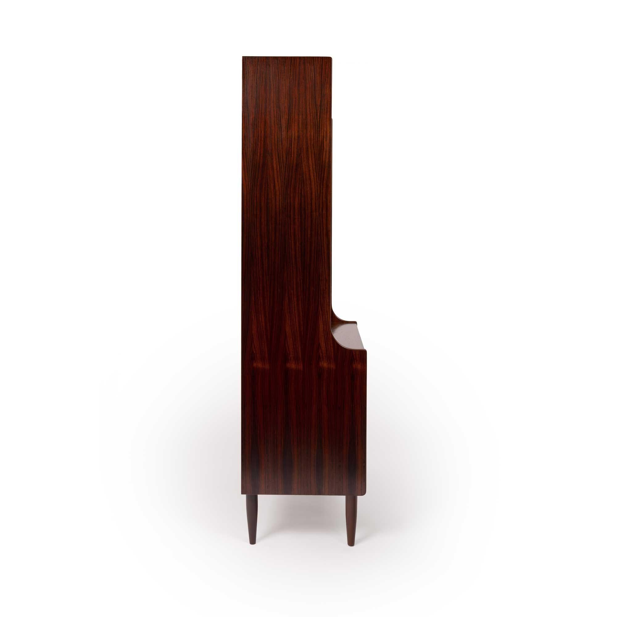 Vintage Danish Mid-Century Rosewood Hutch with Bar by Farsø møbelfabrik 6