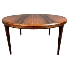 Vintage Danish Mid Century Rosewood Round Coffee Table by Johannes Andersen