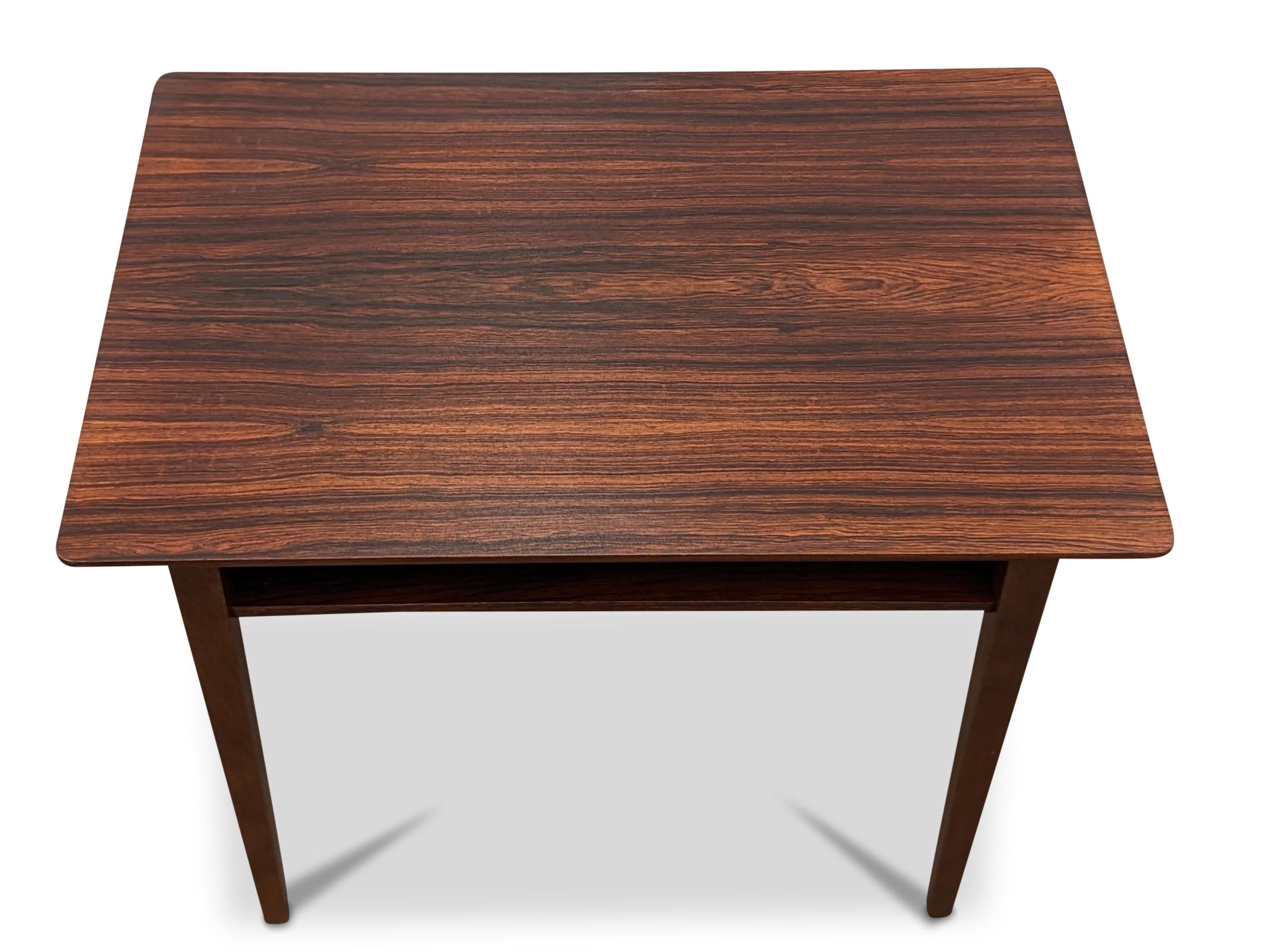 Mid-20th Century Vintage Danish Mid-Century Rosewood Side Table, 112226