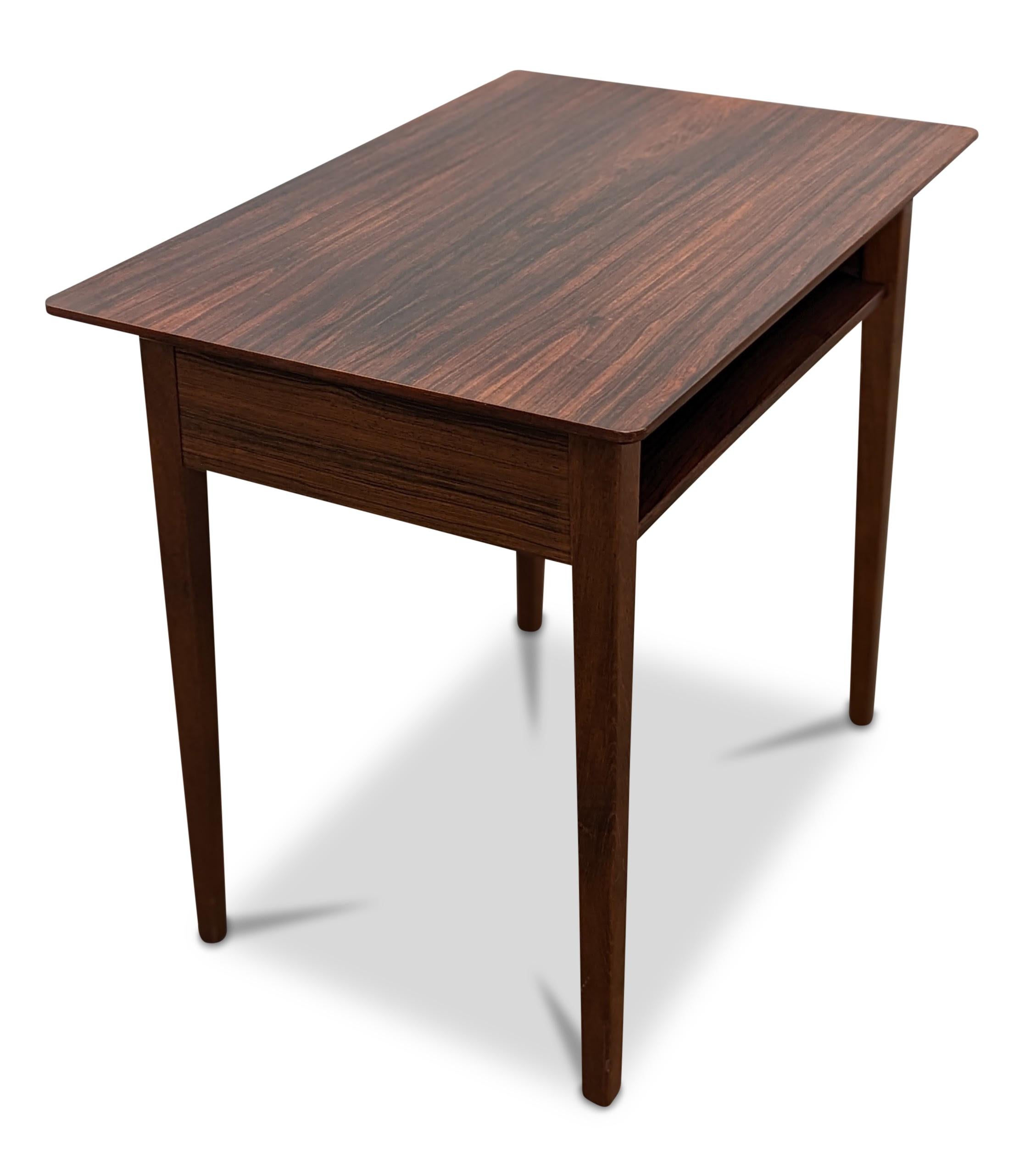 Vintage Danish Mid-Century Rosewood Side Table, 112226 1