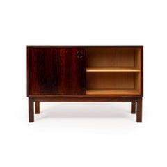 Vintage Danish Mid-Century Rosewood Two Door Credenza