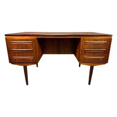 Vintage Danish Midcentury Rosewood Writing Desk by J. Svenstrup for AP Mobler