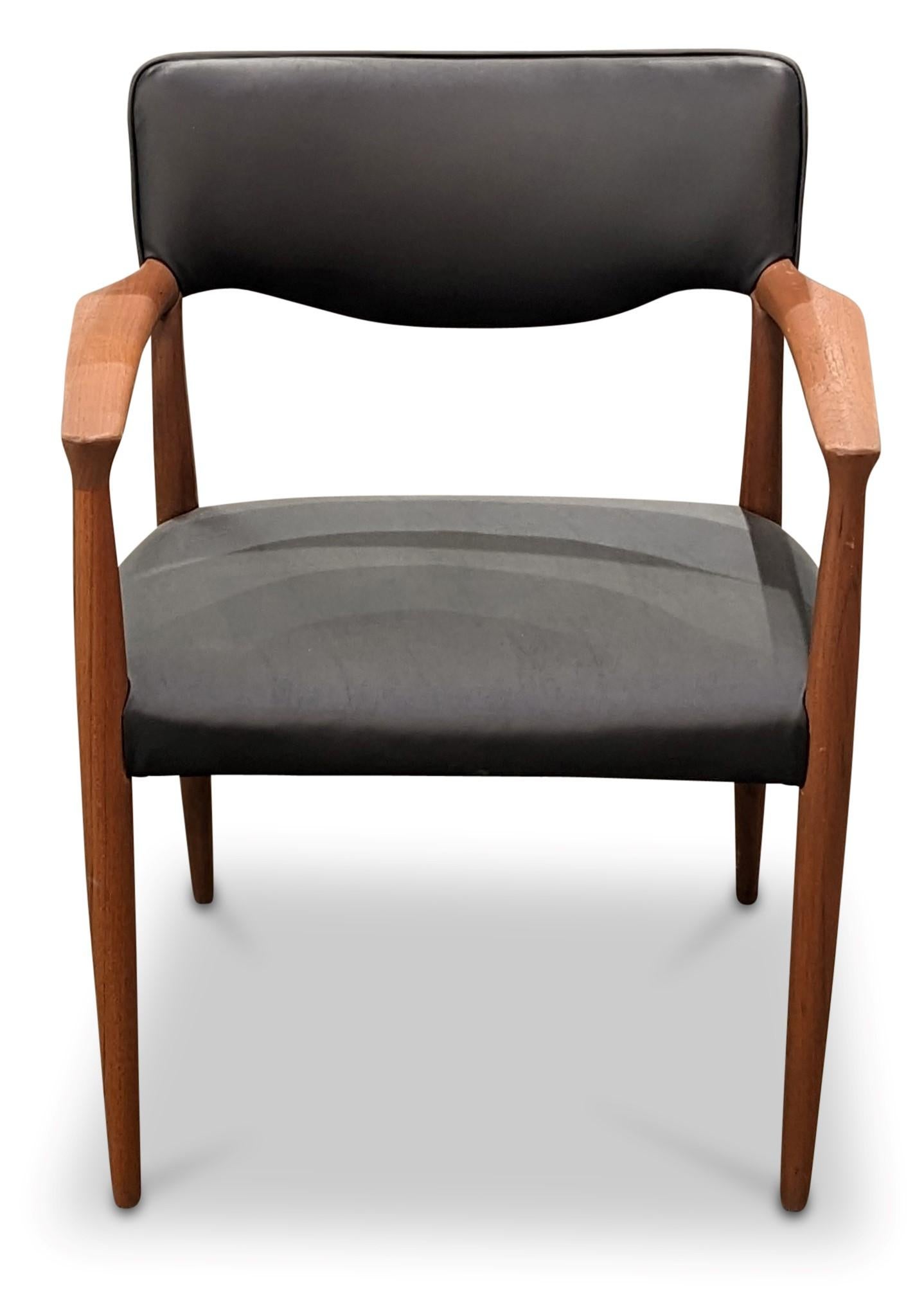 Vintage Danish Mid Century Teak Arm / Desk Chair - 122206 2