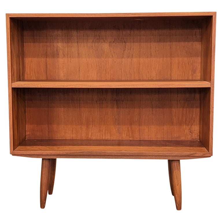 Vintage Danish Mid Century Teak Bookcase 112269 at 1stDibs