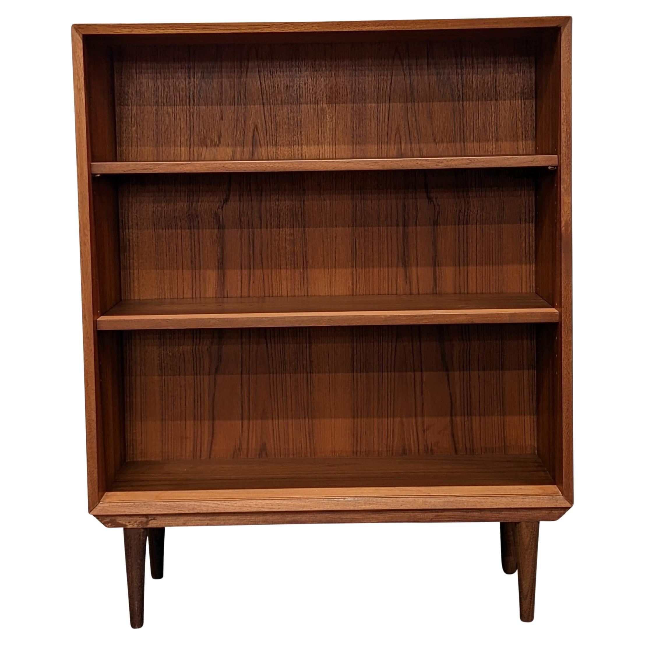 Rare MidCentury Danish Teak Revolving Bookshelf at 1stDibs