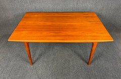 Vintage Danish Mid Century Teak "Boomerang" Dining Table by Alfred Christensen