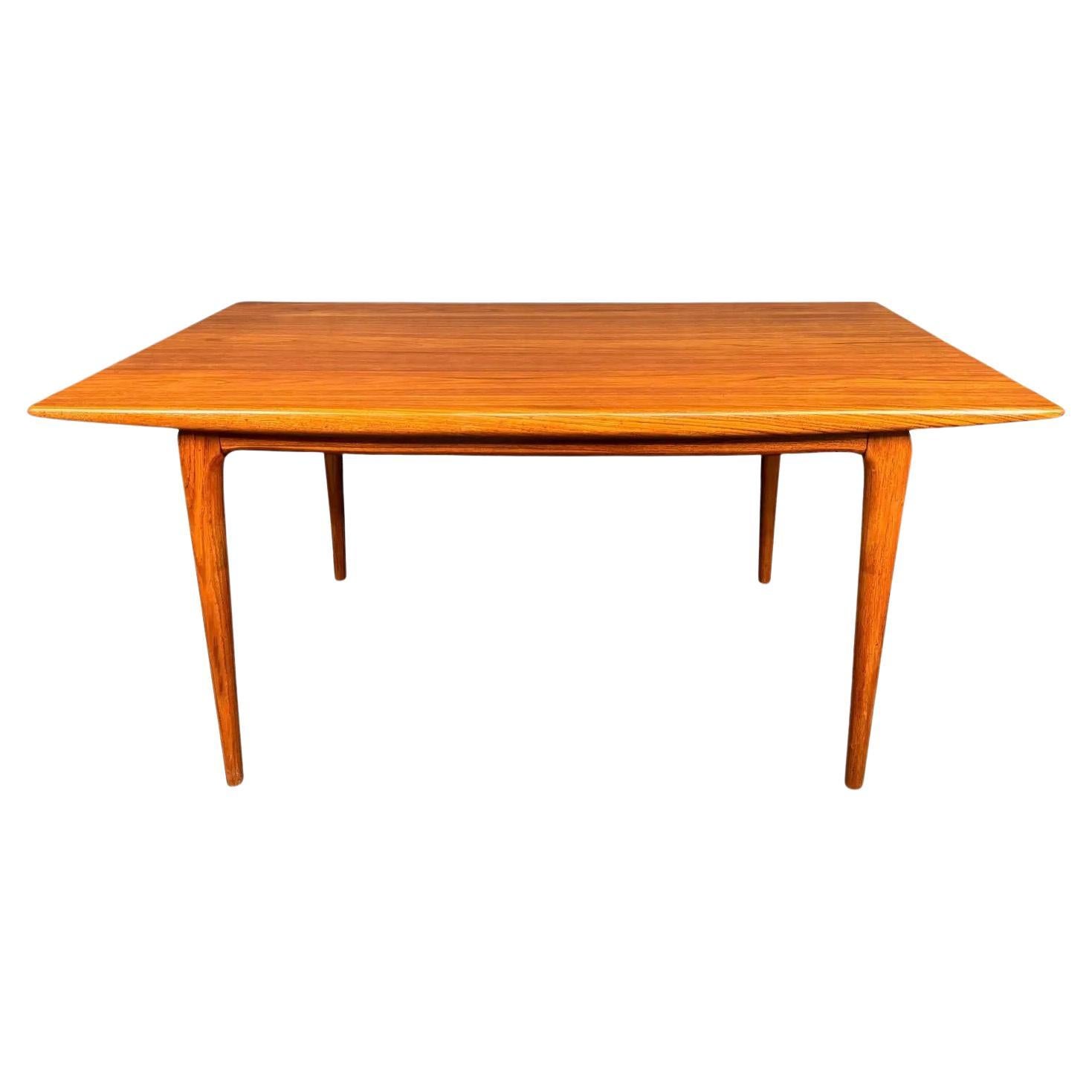 Vintage Danish Mid Century Teak "Boomerang" Dining Table by Alfred Christensen For Sale