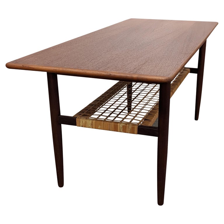 Vintage Danish Mid Century Teak Coffee Table "9161" at 1stDibs