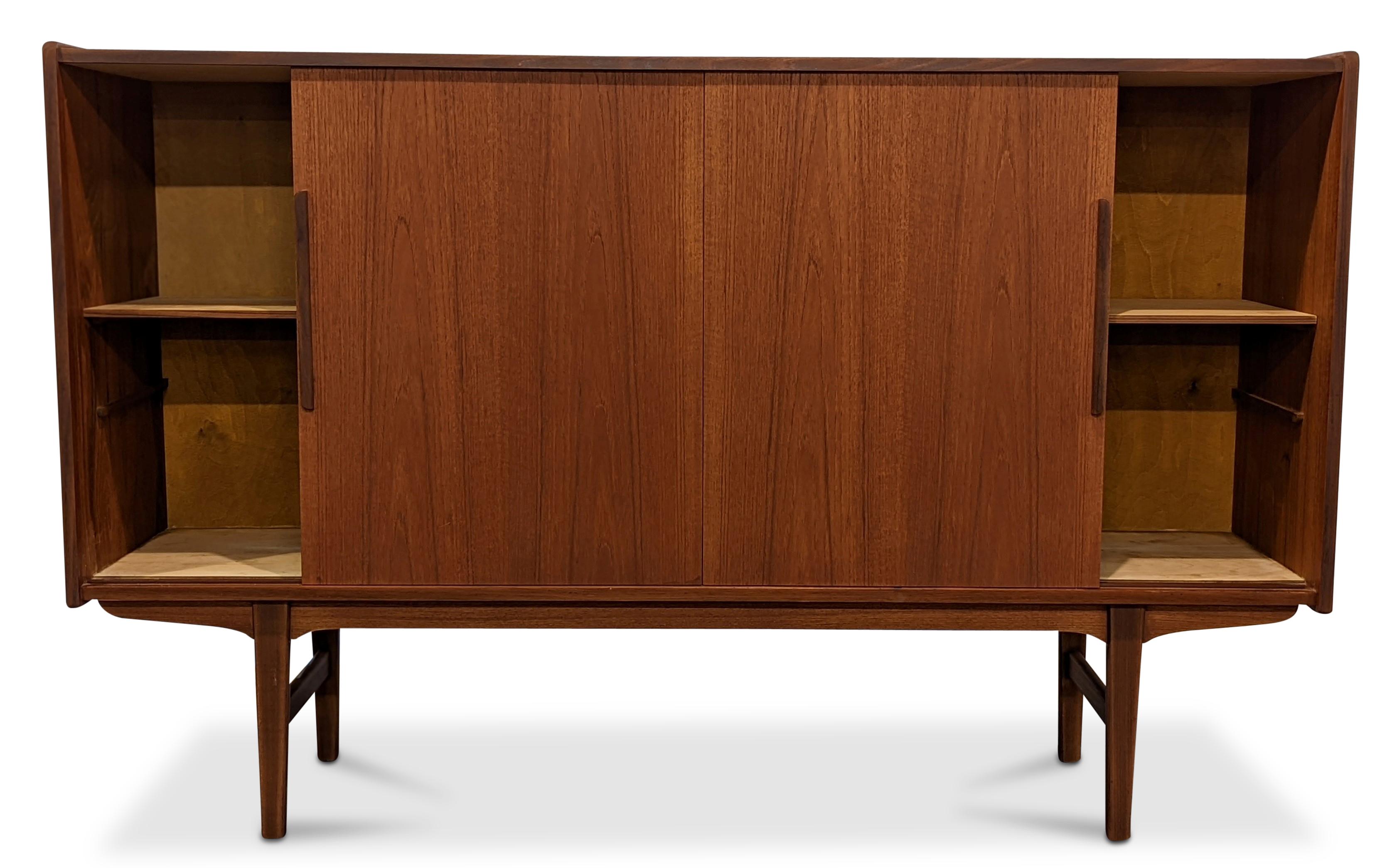 Vintage Danish Mid Century Teak Credenza 