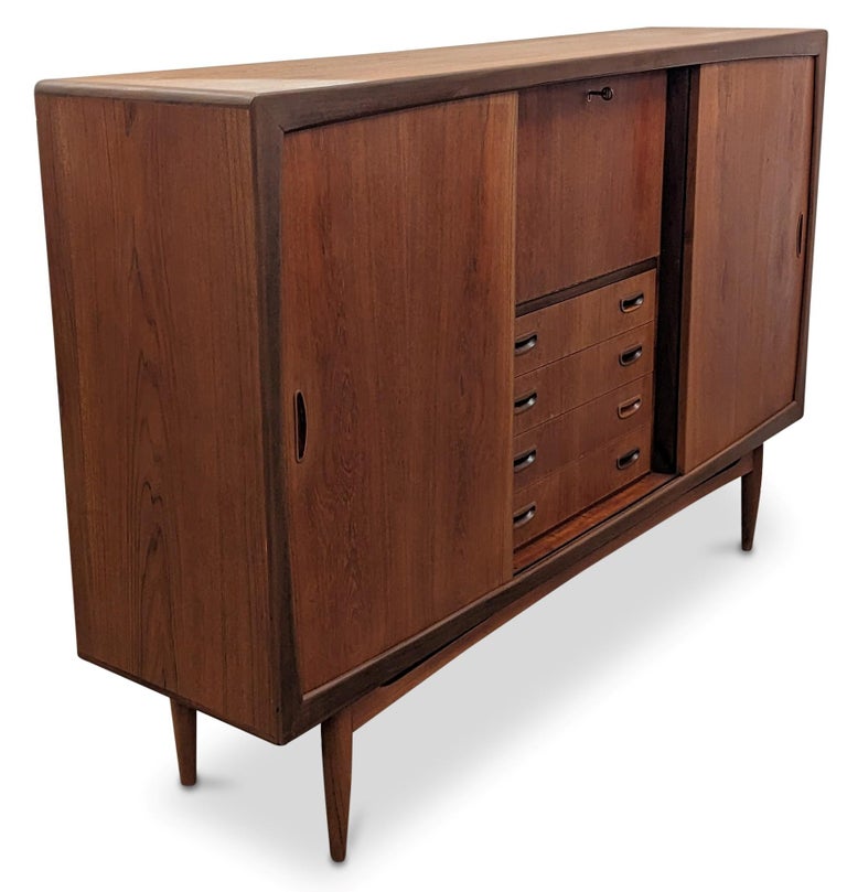 Vintage Danish MidCentury Teak Credenza, 112247 For Sale at 1stDibs