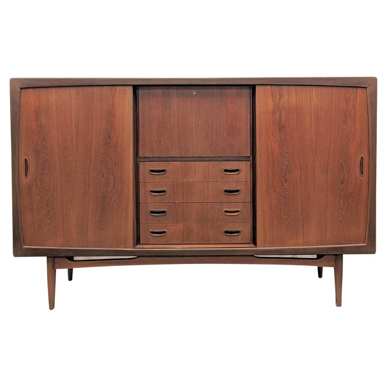 Vintage Danish MidCentury Teak Credenza, 112247 For Sale at 1stDibs
