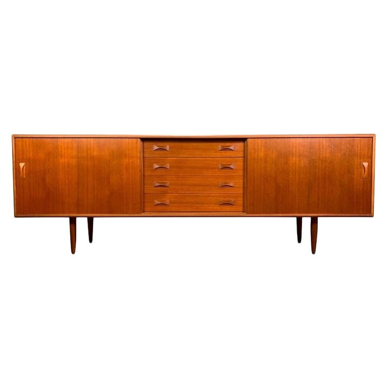 Vintage Danish Midcentury Teak Credenza by Clausen & Søn