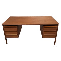 Vintage Danish Mid century Teak Desk - 022466