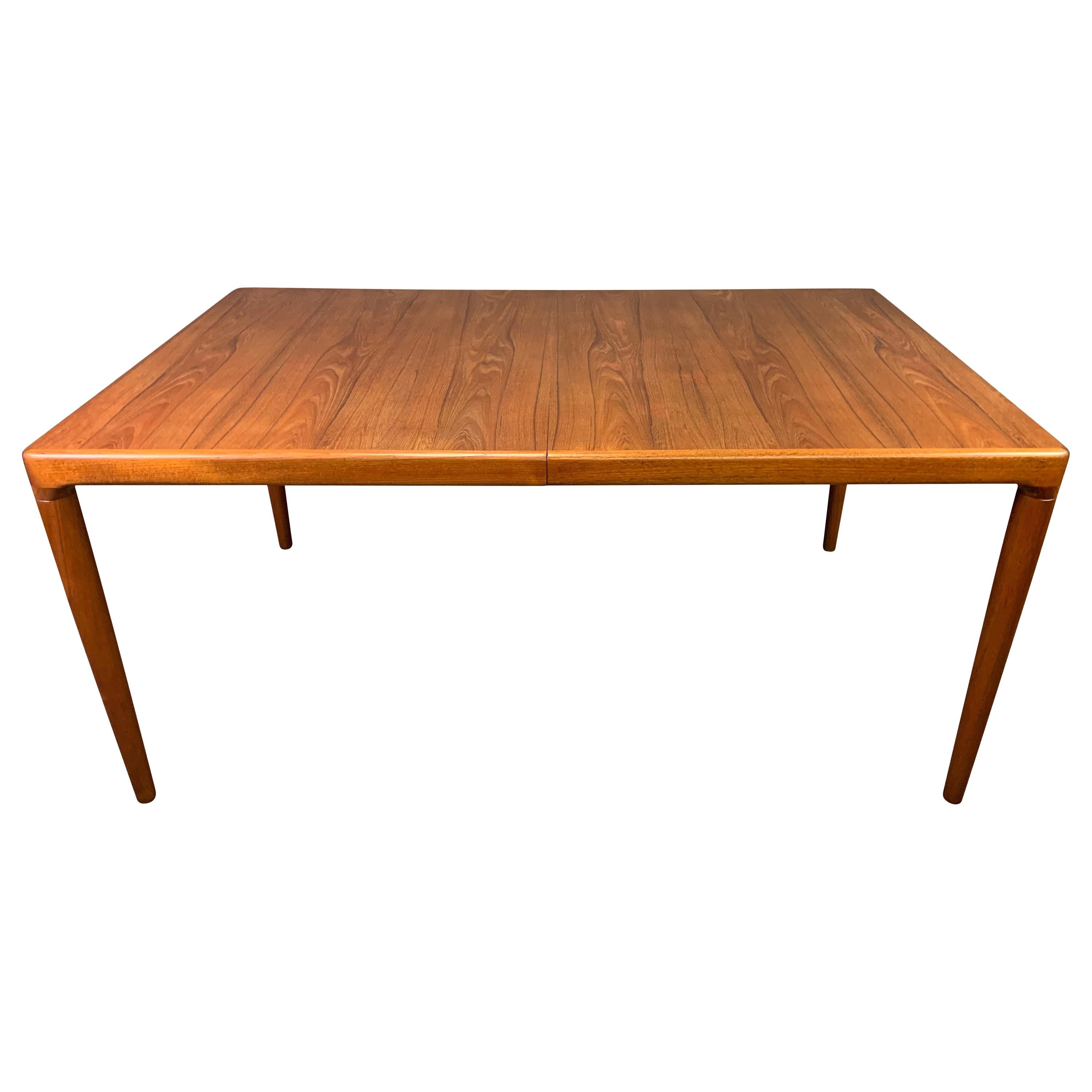 Vintage Danish Midcentury Teak Dining Table Attributed to HW Klein for Bramin