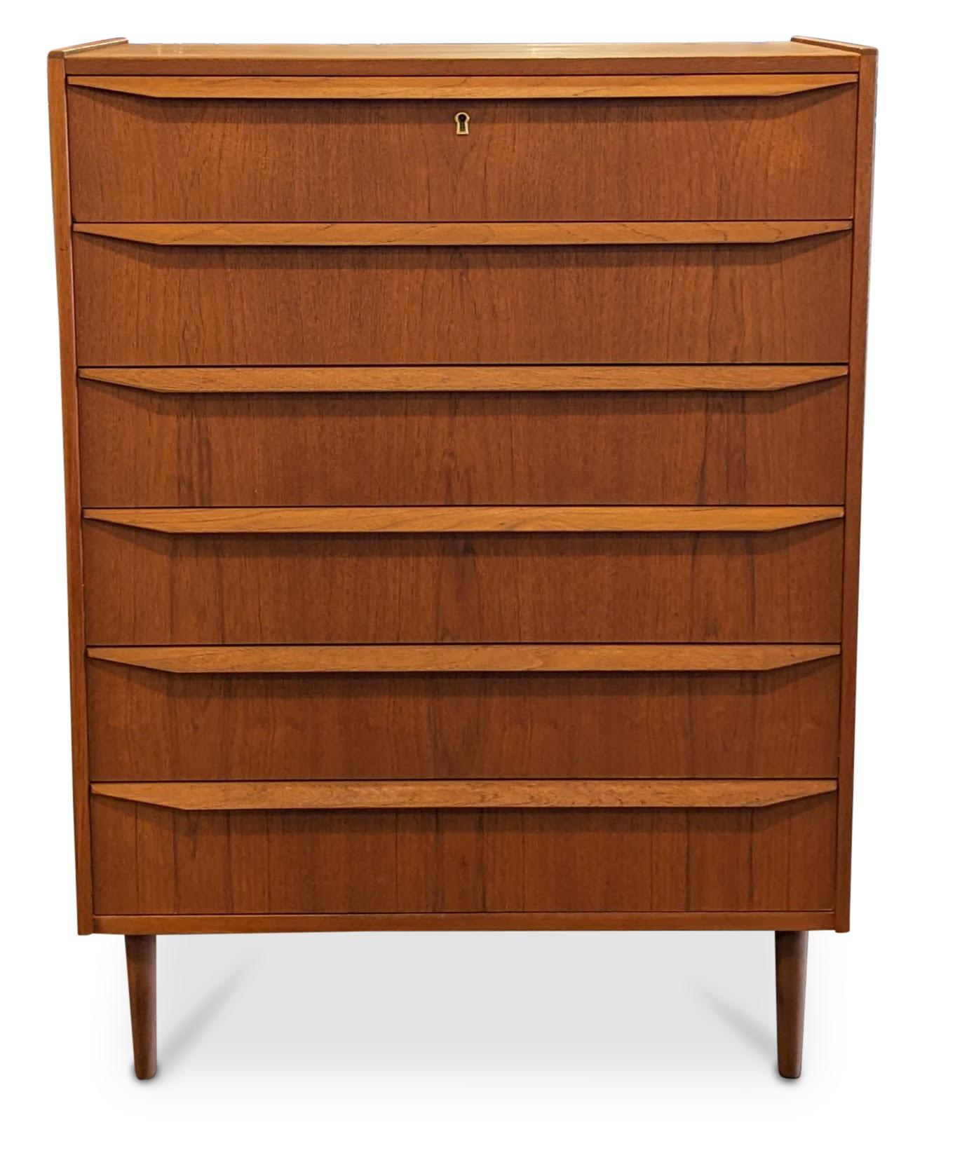 Mid-20th Century Vintage Danish Mid Century Teak Dresser - 072325