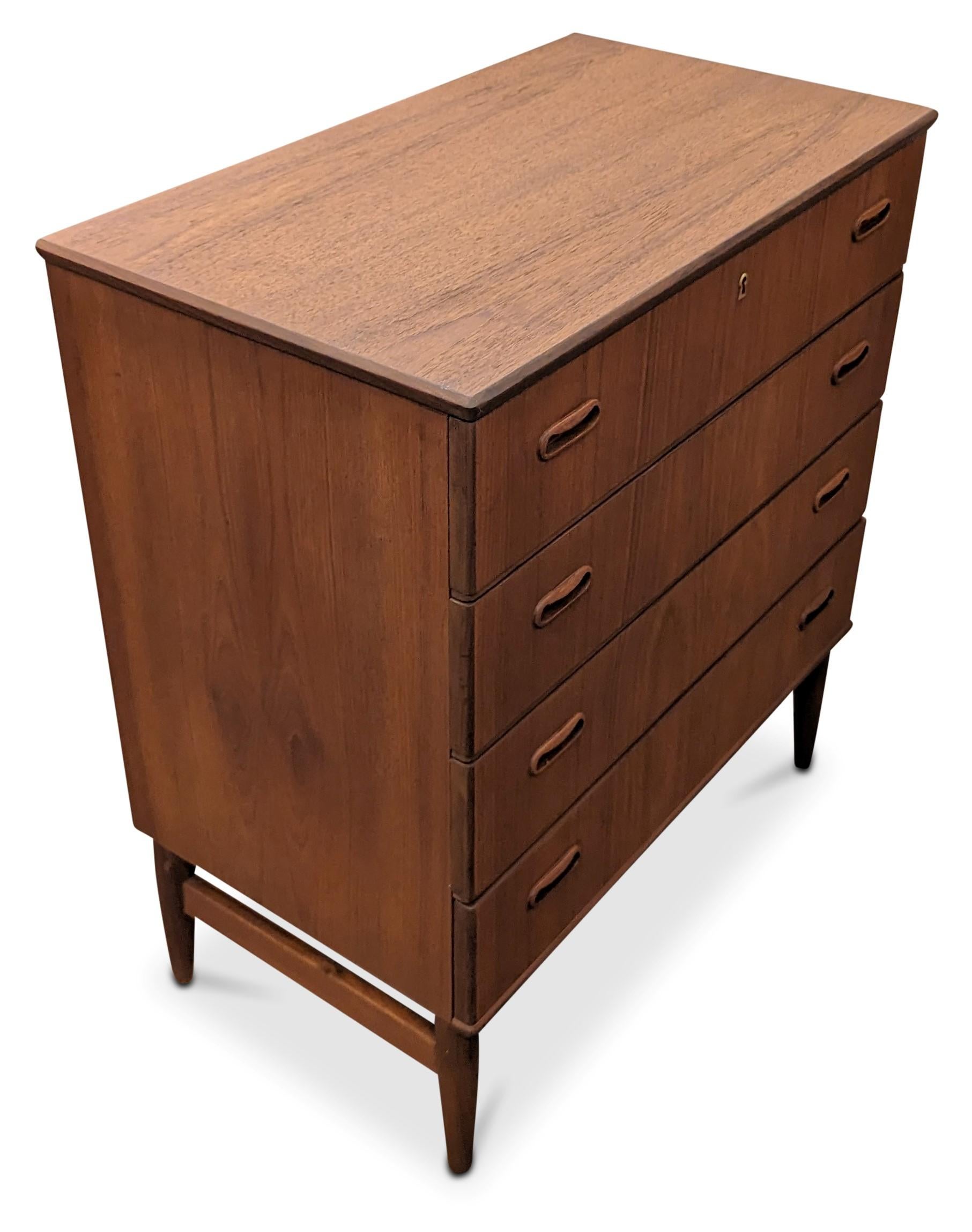 Vintage Danish Mid Century Teak Dresser - 082323 1