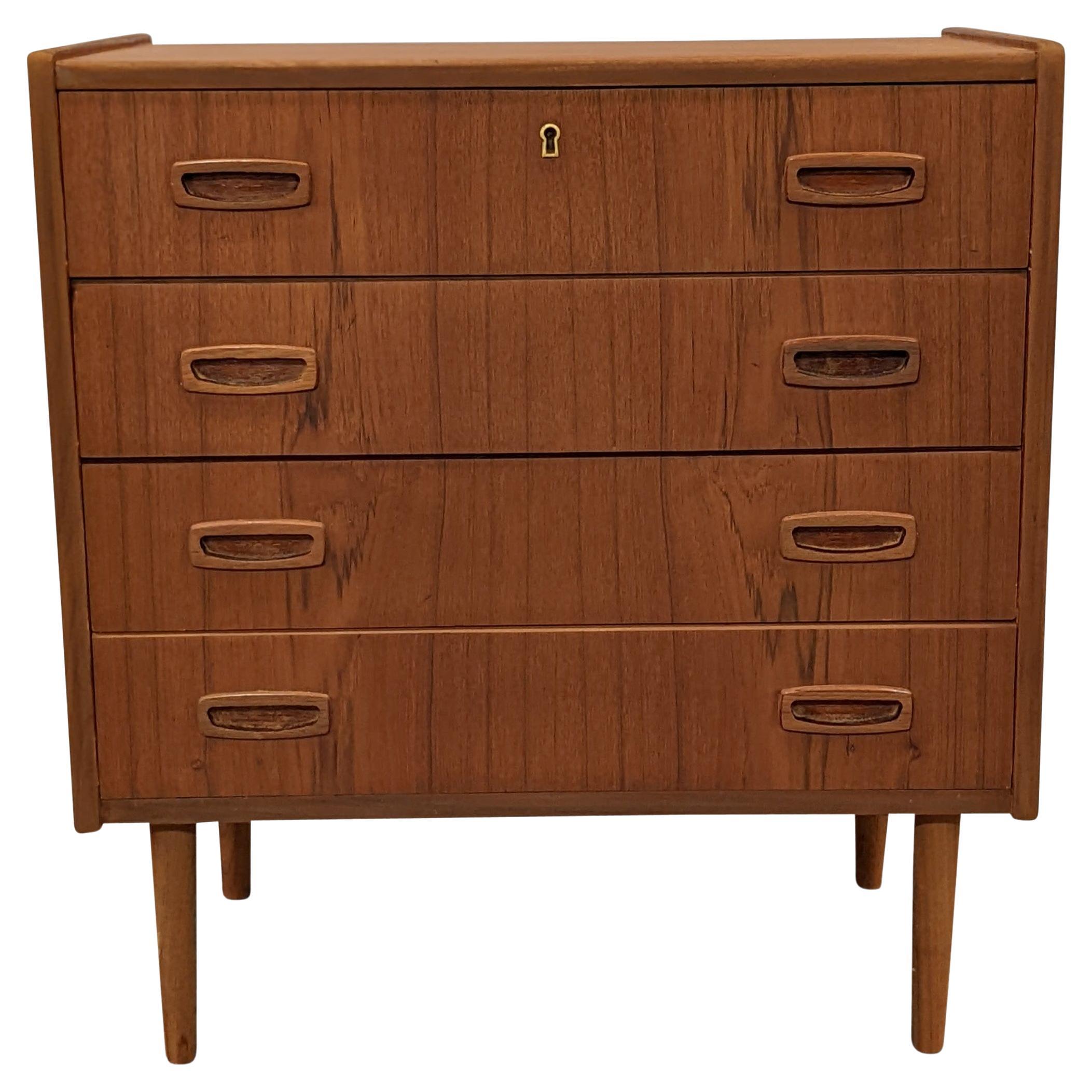 Vintage Danish Mid Century Teak Dresser "8790"