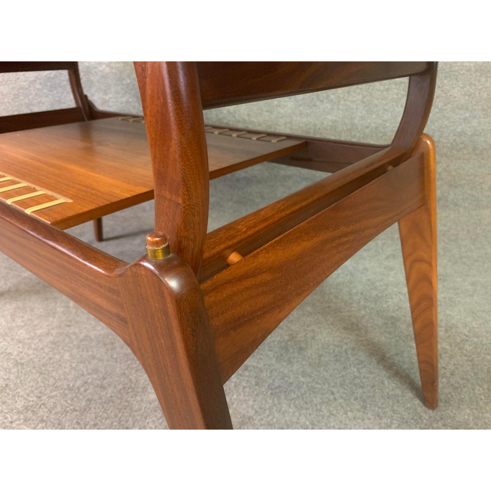 Mid-20th Century Vintage Danish Midcentury Teak Elevator Coffee-Dining Table by B.C. Mobler