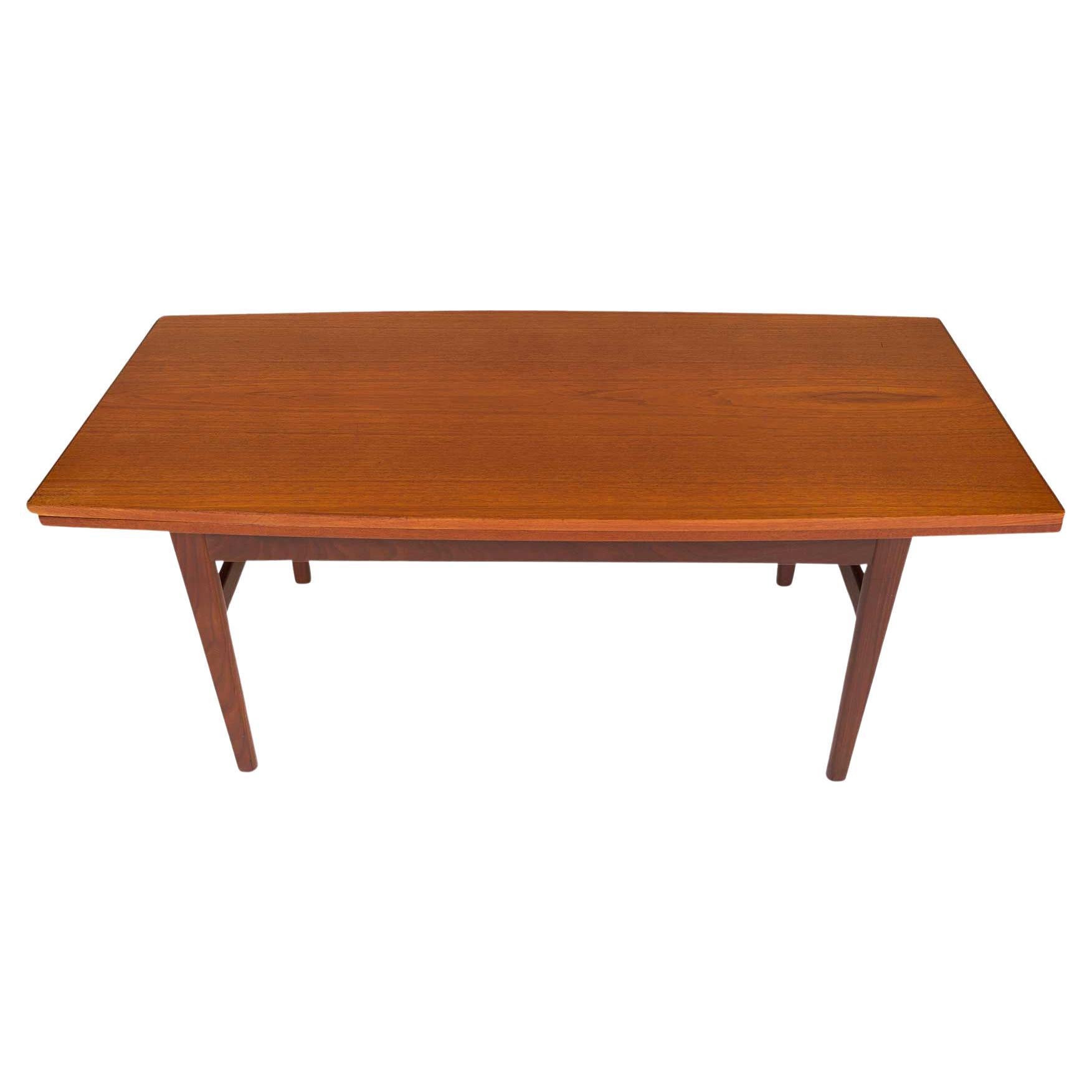 Vintage Danish Mid-Century Teak Elevator Table For Sale