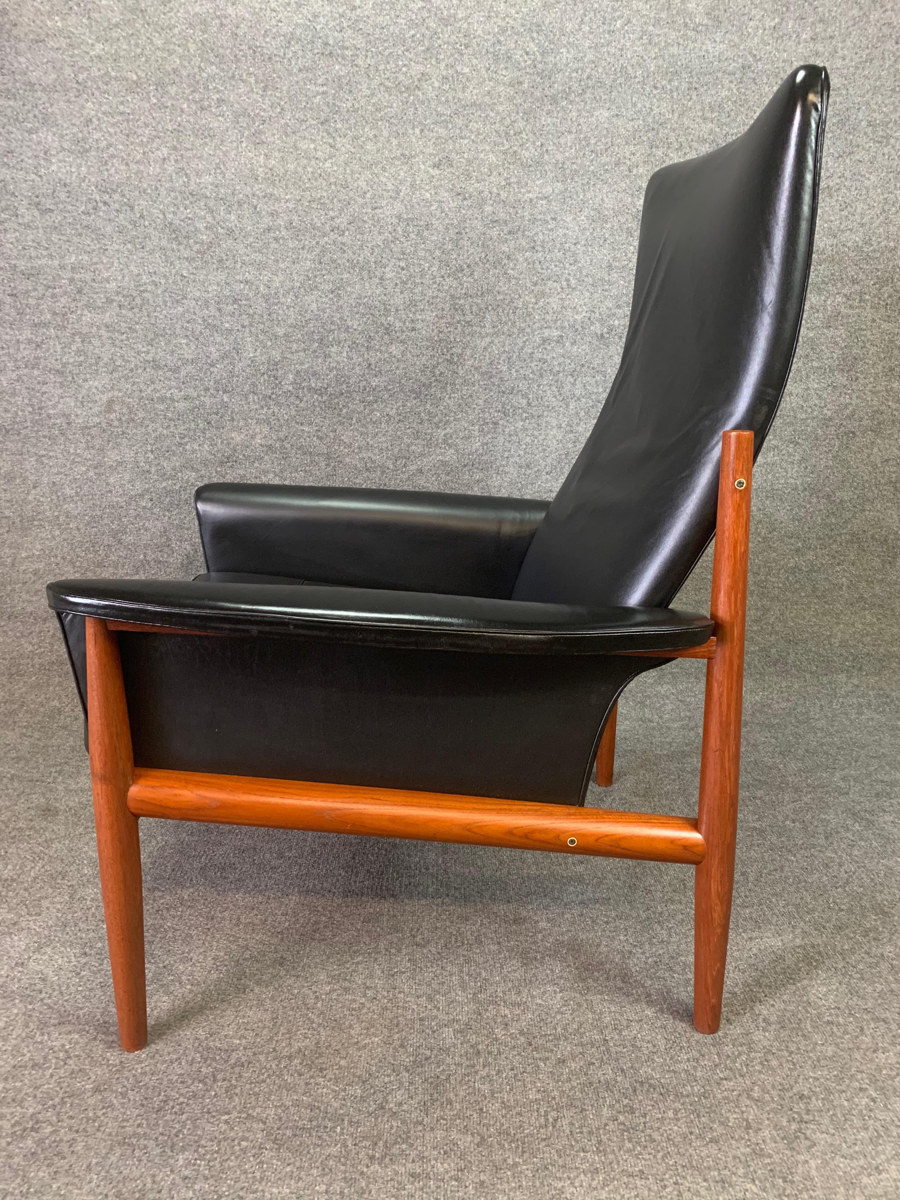 vintage danish leather chair