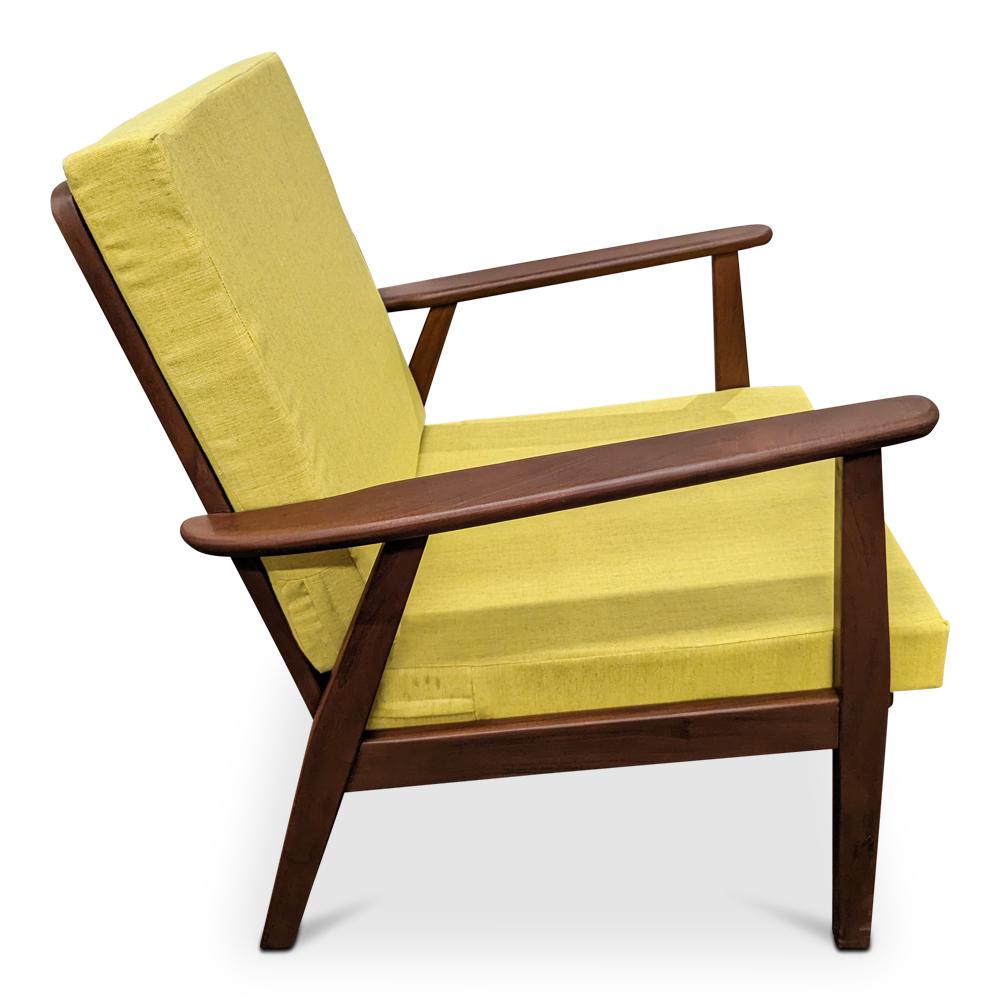 Mid-20th Century Vintage Danish Mid Century Teak Lounge Chair - 0823151 For Sale