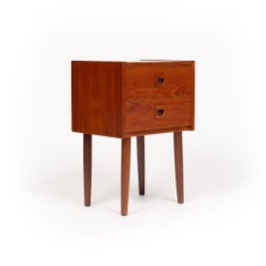 Vintage Danish Mid-Century Teak Nightstand 1960s