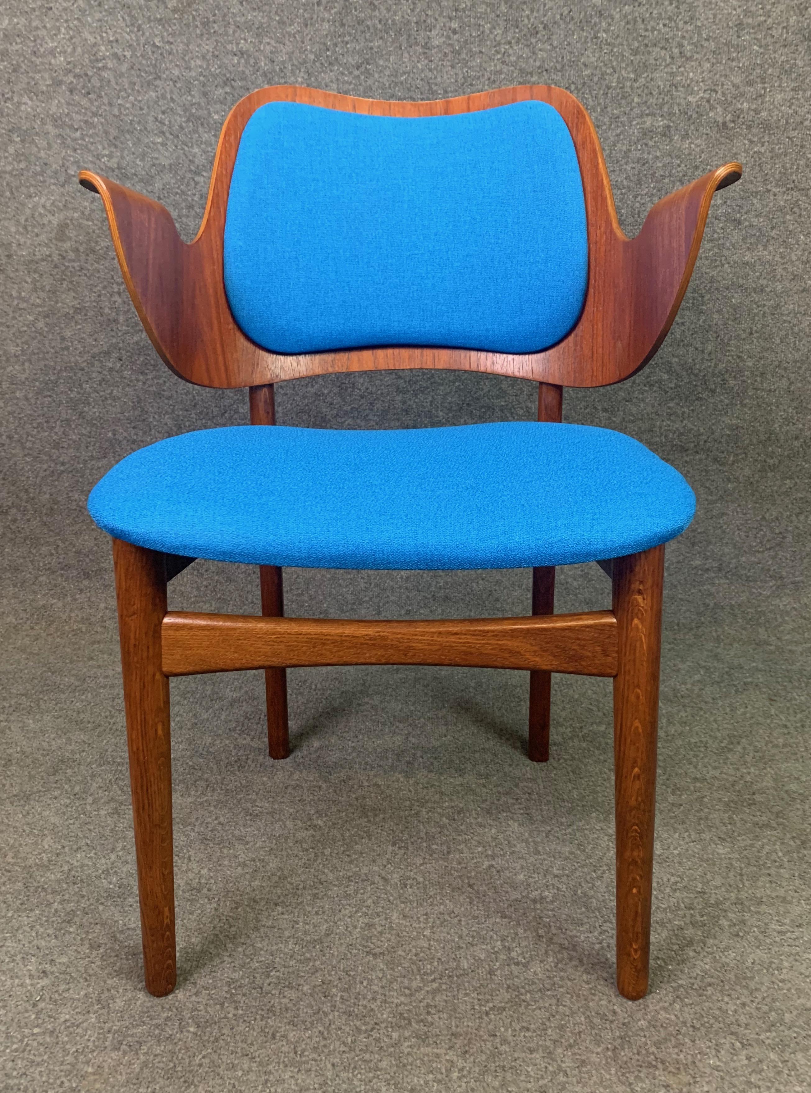 Here is a rare Scandinavian Modern armchair 