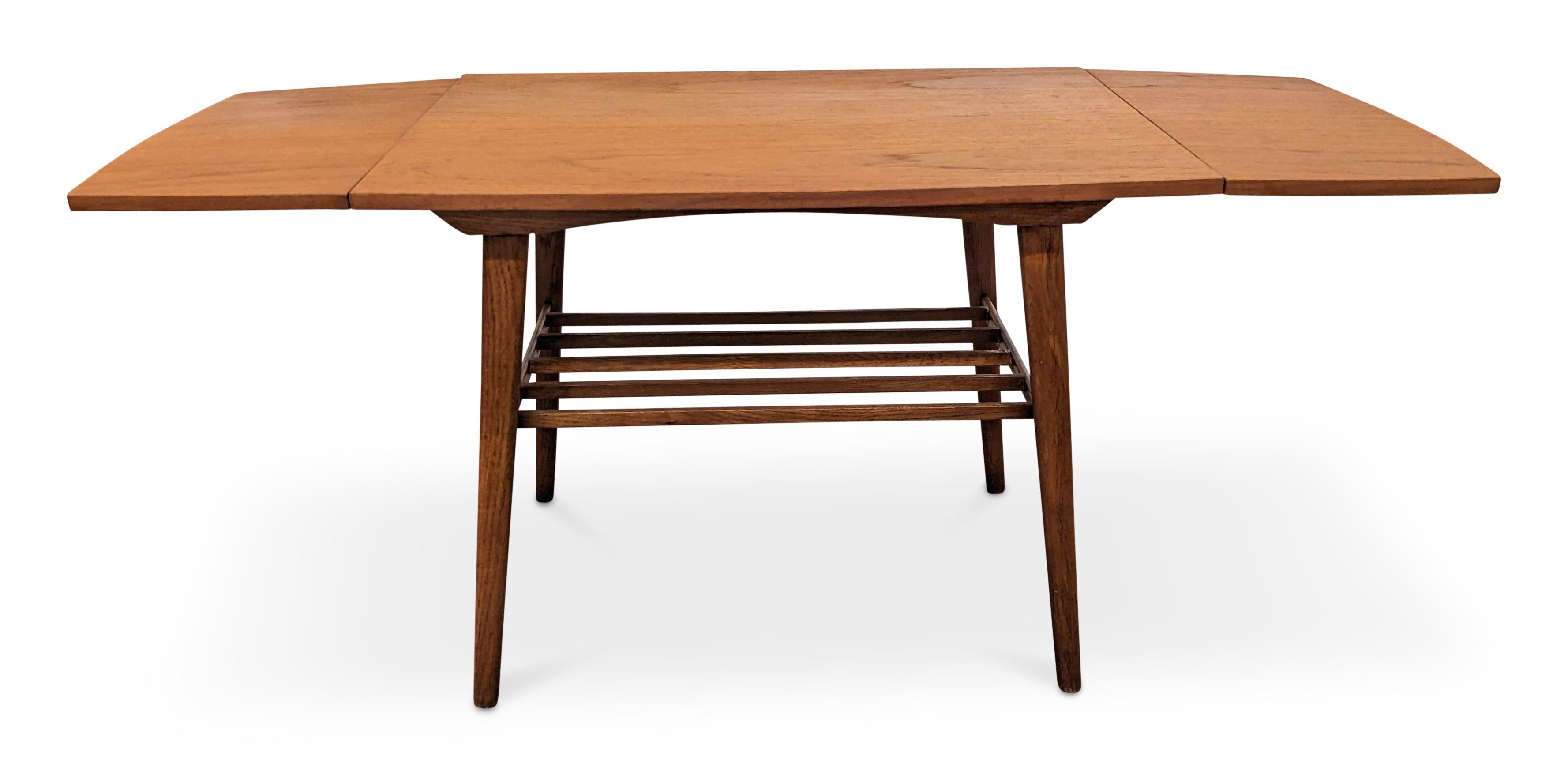 Vintage Danish Mid Century Teak Side / Coffee Table - 022416 For Sale 1