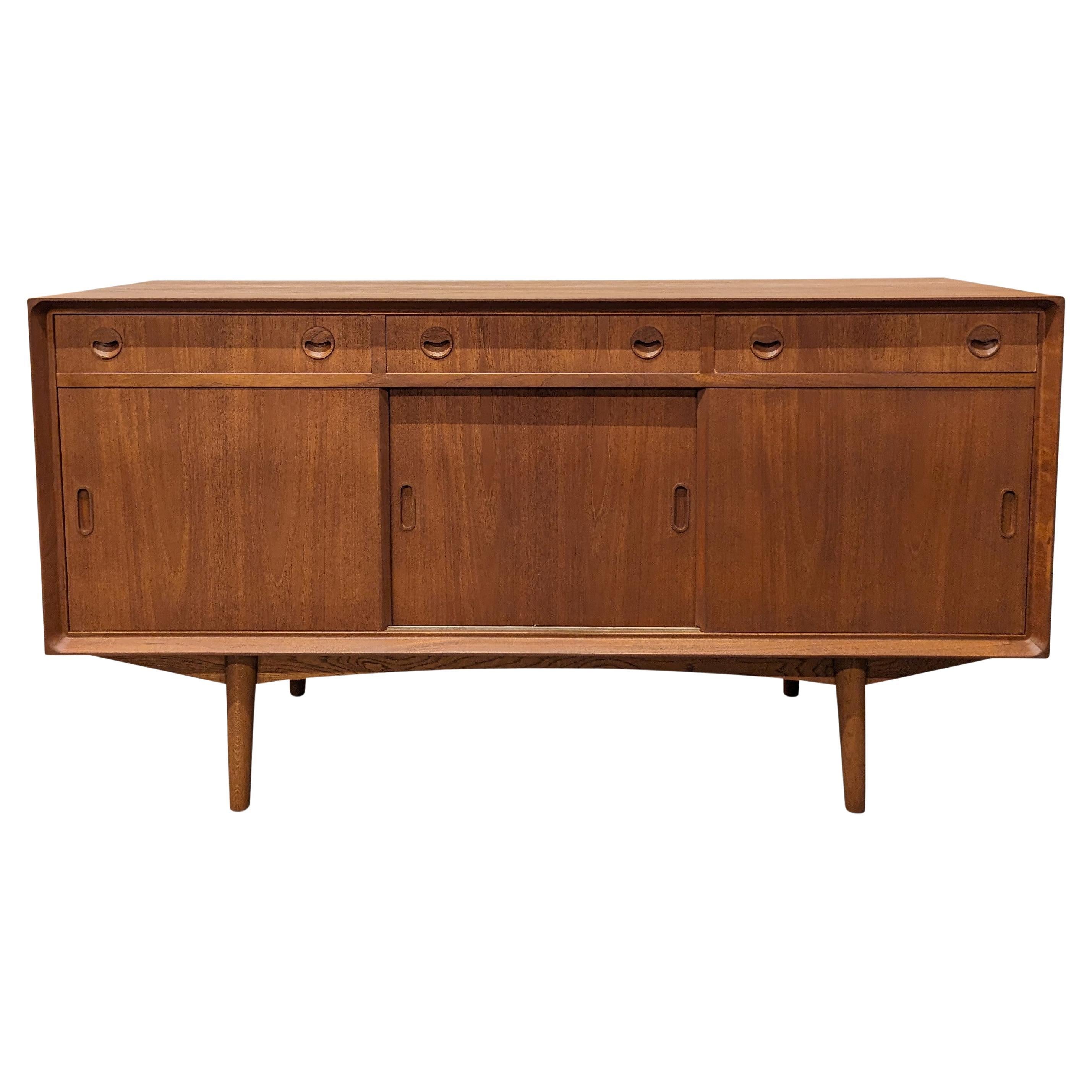 Vintage Danish Mid Century Teak Sideboard - 082302