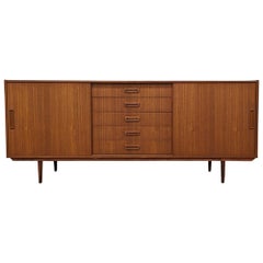 Dänisches Sideboard aus Teakholz aus der Mitte des Jahrhunderts – 082378