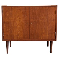 Vintage Danish Midcentury Teak Storage Cabinet, 042357