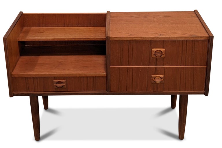 Vintage Danish Mid Century Teak Telephone Table "6309" For Sale at 1stDibs