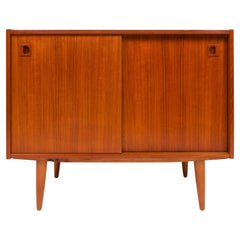 Vintage Danish Mid-Century Teak Two Door Cabinet