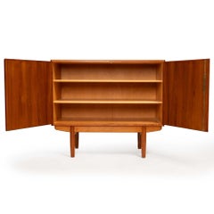 Vintage Danish Mid-Century Teak Two-Door Credenza