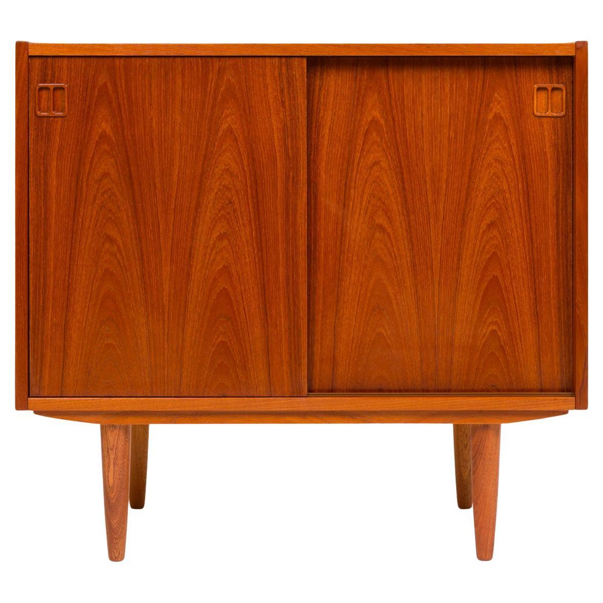 Vintage Danish Mid-Century Teak Two-Door Credenza
