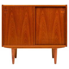 Vintage Danish Mid-Century Teak Two-Door Credenza