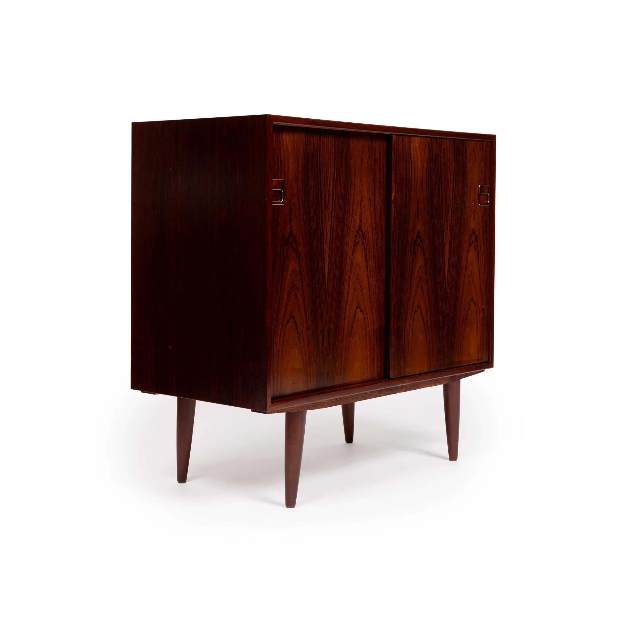 Vintage Danish Mid-Century Two-Door Credenza in Rosewood 1960s For Sale 1