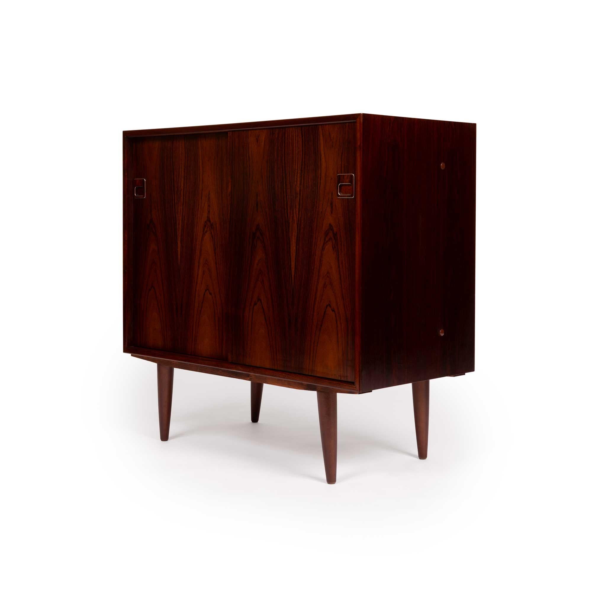 Vintage Danish Mid-Century Two-Door Credenza in Rosewood 1960s For Sale 2