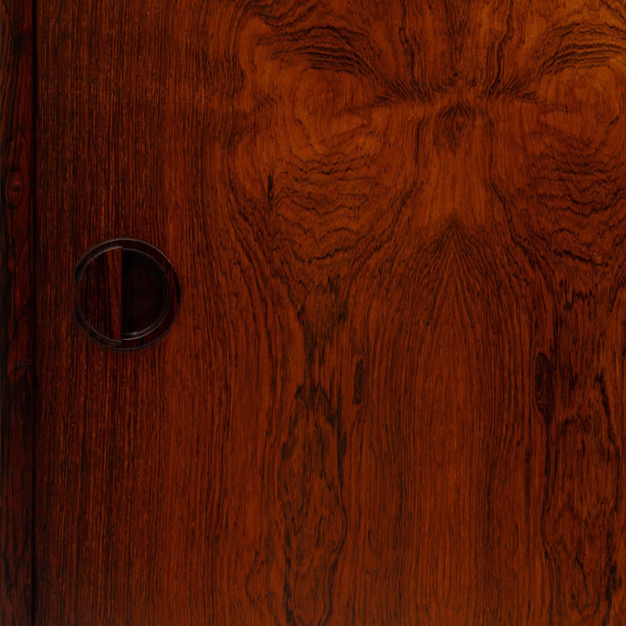 Vintage Danish Mid-Century Two Door Rosewood Cabinet 1960s 1